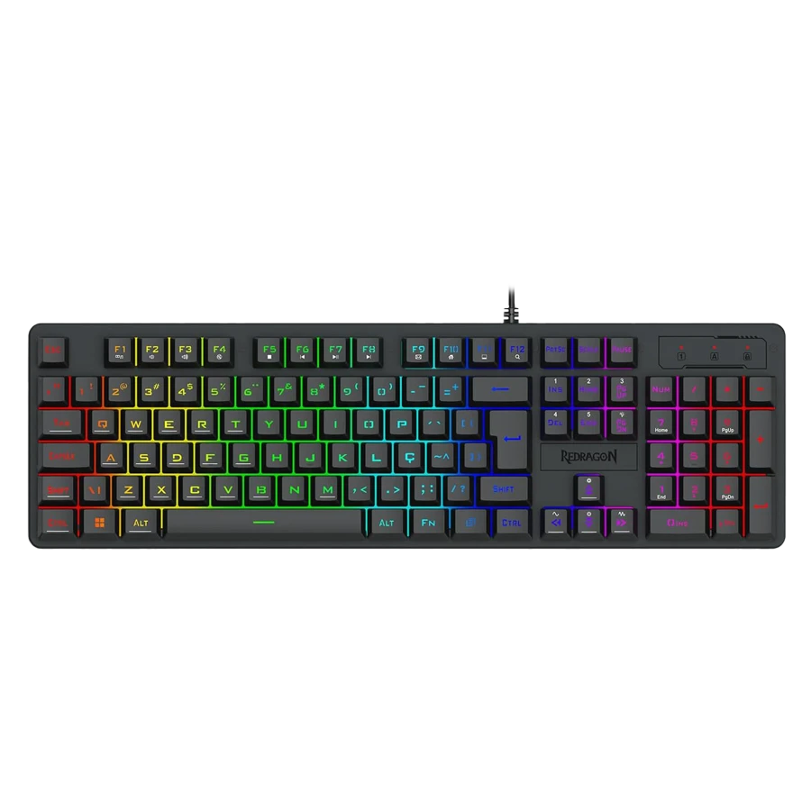 کیبورد گیمینگ ردراگون Keyboard Gaming Redragon Netherbane K521 RGB