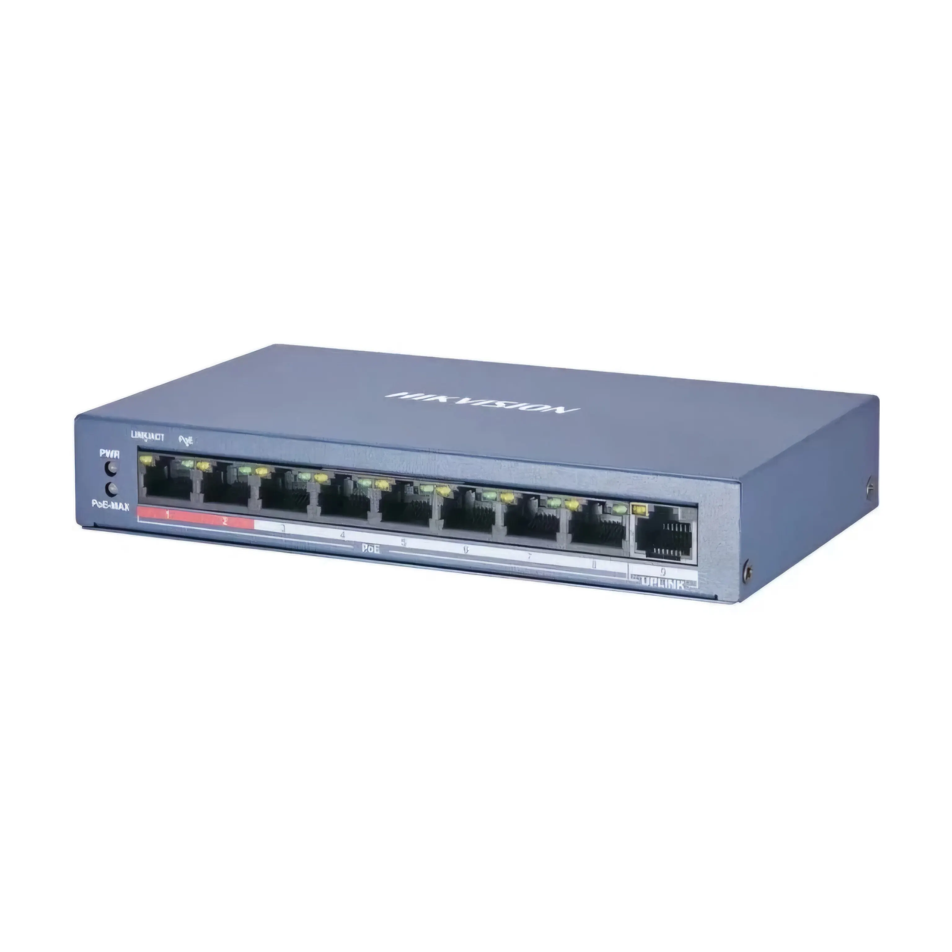 سوئیچ ۸ پورت شبکه غیرمدیریتی PoE با پورتهای Fast Ethernet | HIKVISION | مدل DS-3E0109P-E/M(B)