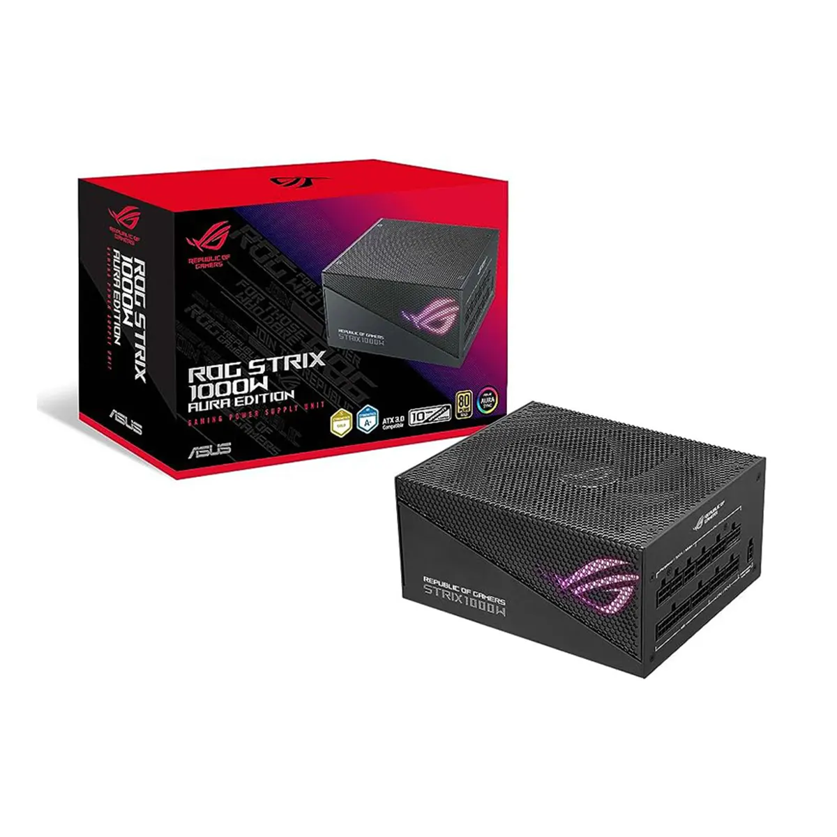 پاور کامپیوتر ایسوس ROG AURA EDITION 1000W GOLD ATX 3.1