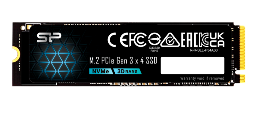 اس اس دی اینترنال PCIe Gen3 x4 سیلیکون پاور مدل P34A60 ظرفیت 1 ترابایت
