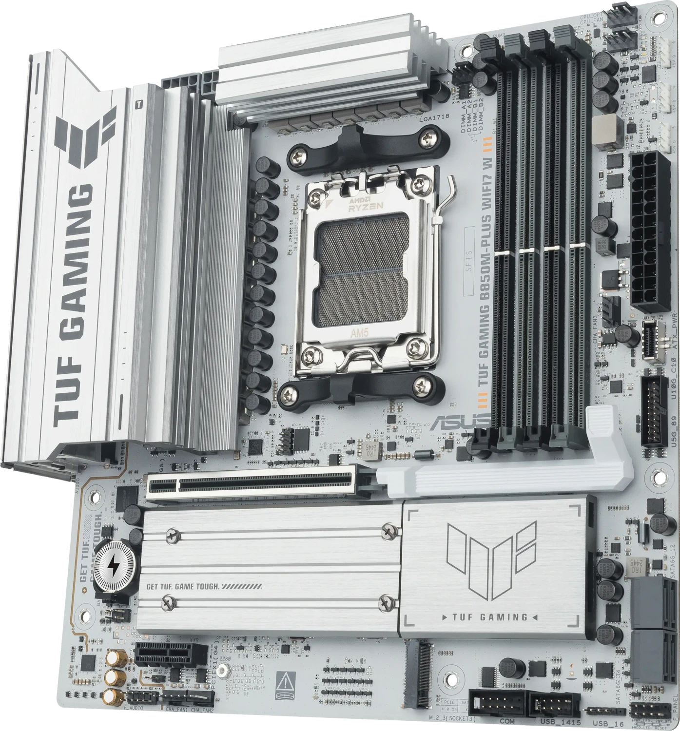 مادربرد ایسوس TUF GAMING B850M-PLUS WIFI7 W | AM5 DDR5 WiFi 7 - تصویر 3