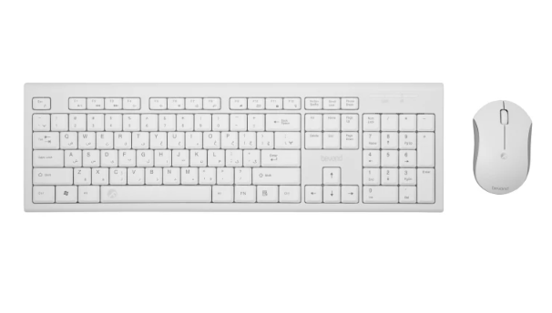 ست ماوس و کیبورد بی سیم بیاند مدل BMK-4531 RF White