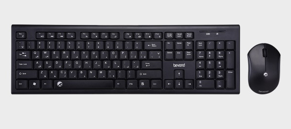 ست ماوس و کیبورد بی سیم بیاند مدل BMK-4531 RF Black