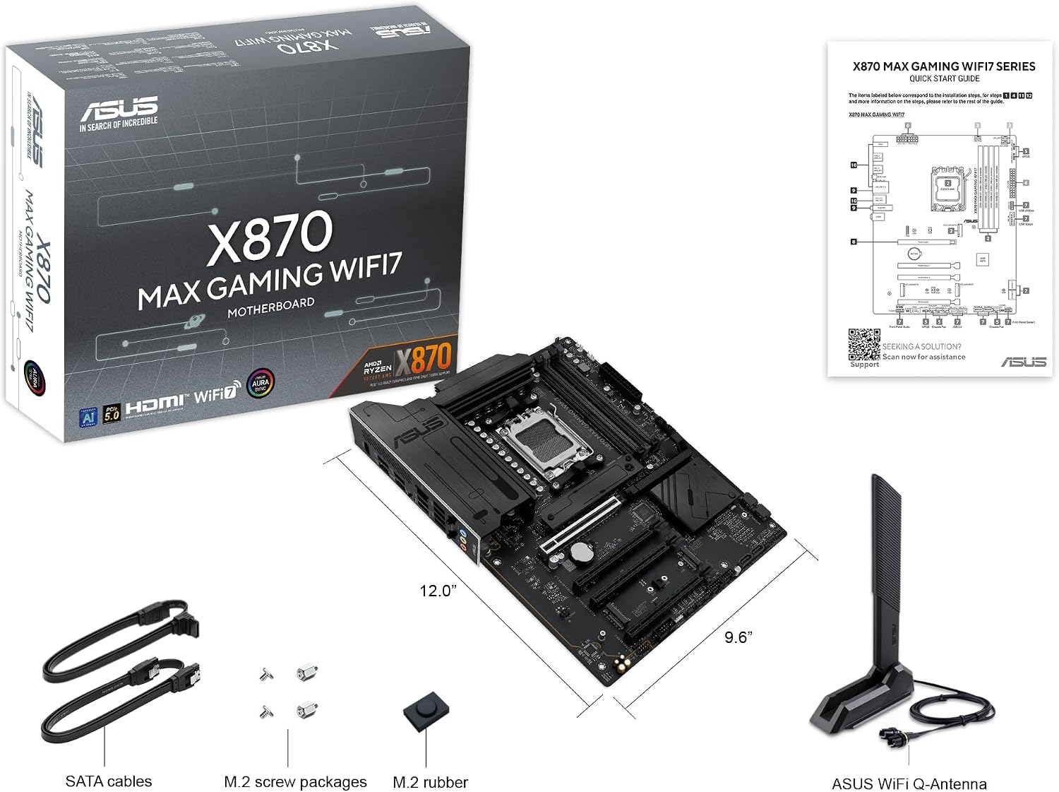 مادربرد ایسوس مدل X870 MAX GAMING WIFI 7 - تصویر 3