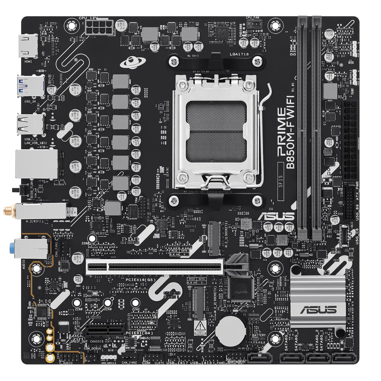 مادربرد ایسوس Asus Prime B850M-F Wifi - تصویر 2
