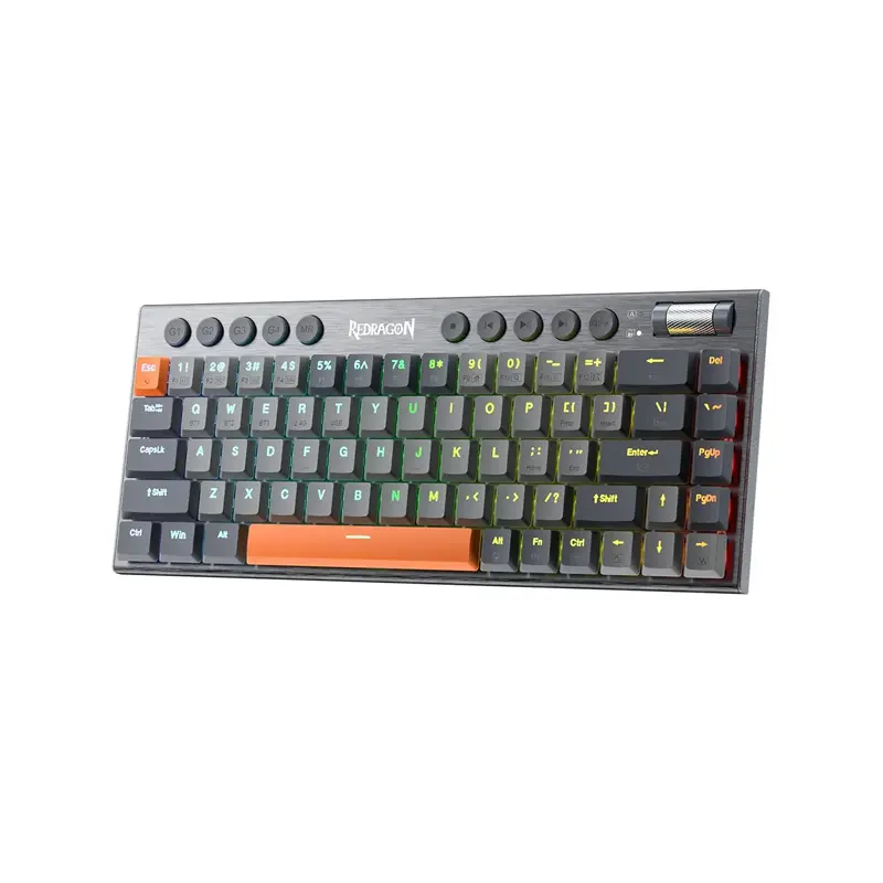 کیبورد بی سیم گیمینگ ردراگون Keyboard Gaming Redragon HORUS K609 GG Pro RGB - تصویر 2