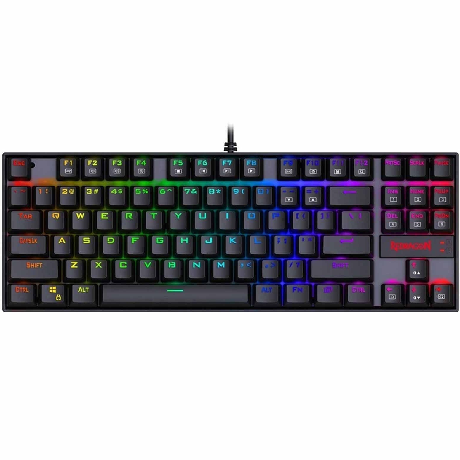 کیبورد گیمینگ ردراگون Keyboard Gaming KUMARA K552 RGB Black Red switch