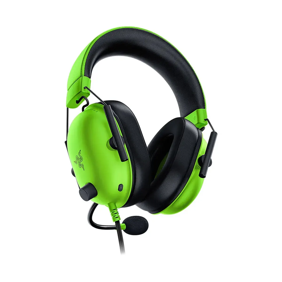 هدست با سیم ریزر HEADSET RAZER BLACKSHARK V2 X GREEN WRD - تصویر 2