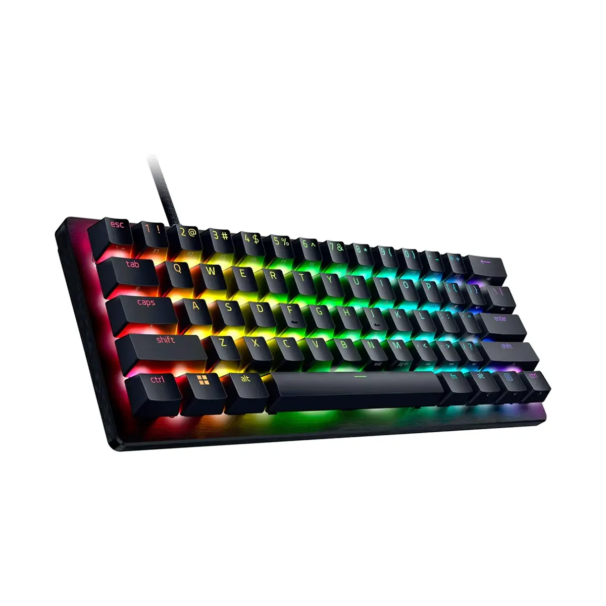 کیبرد باسیم ریزر با سوییچ زرد Razer Huntsman V3 Pro Mini Analog - تصویر 3