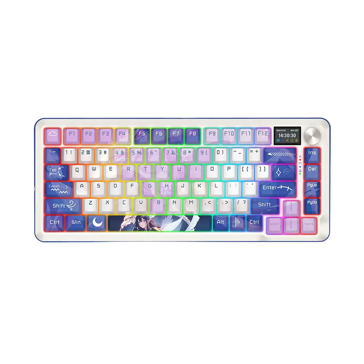 کیبورد گیمینگ بیسیم ردراگون Flekact K708AK RGB Pro WireLess