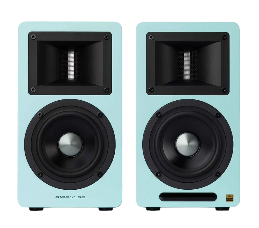 اسپیکر ادیفایر مدل Airpulse A80 Wood Styling Tiffany Blue
