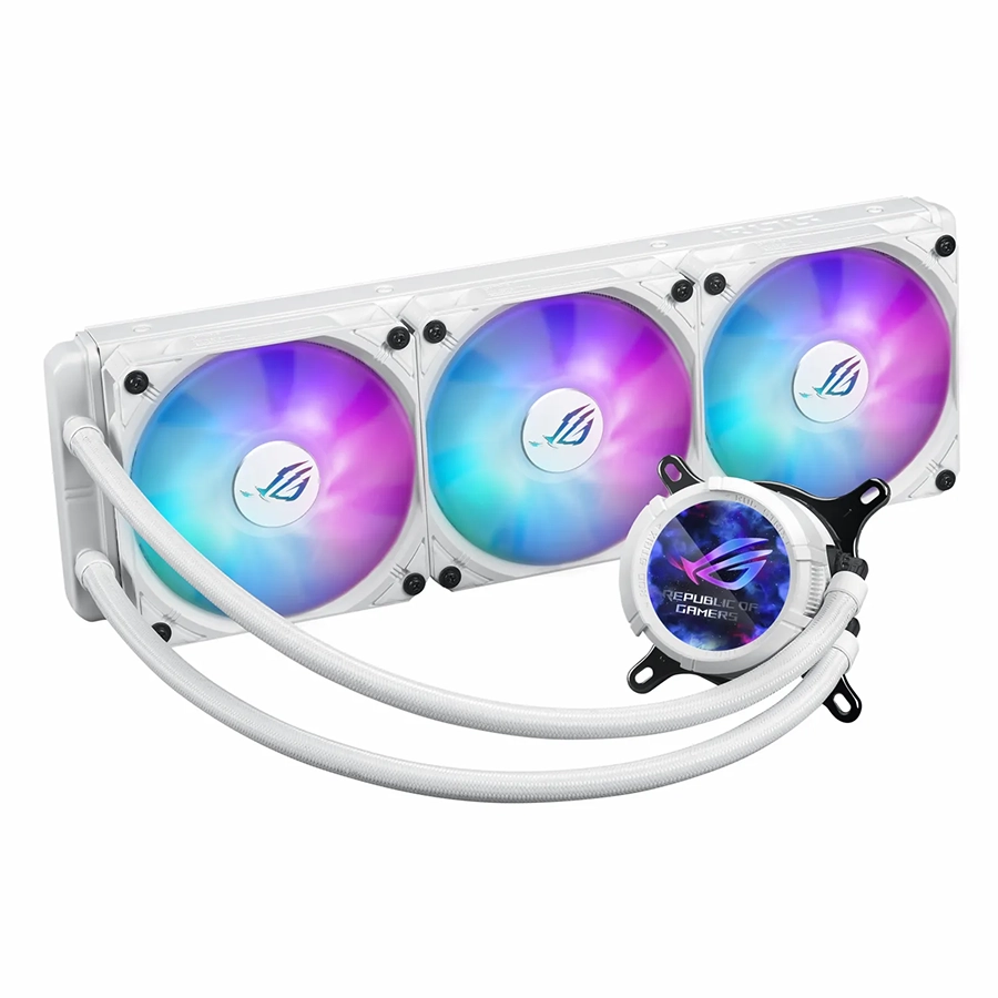 خنک کننده مایع پردازنده ایسوس مدل Liquid ASUS LC III 360 ROG STRIX WHITE