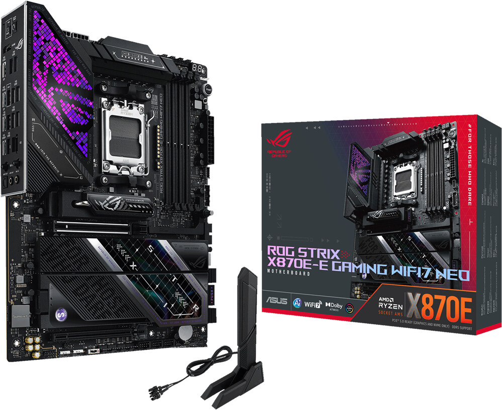 مادربرد ایسوس ROG STRIX X870E-E GAMING WIFI7 NEO | AM5 DDR5 WiFi 7