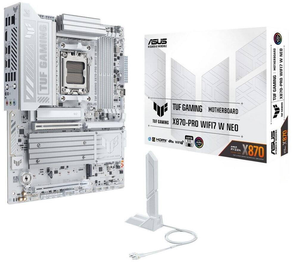 مادربرد ایسوس TUF GAMING X870-PRO WIFI7 W NEO | AM5 DDR5 WiFi 7