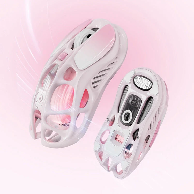 ماوس بی سیم گیمینگ گراوا استار مدل GRAVASTAR M1 PRO_PNK Sakura Pink - تصویر 2