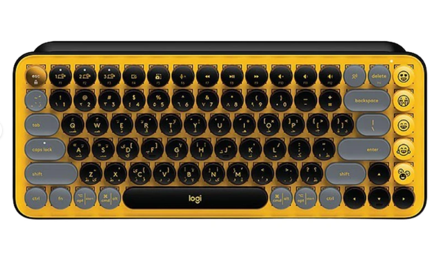 کیبورد لاجیتک مدل POP KEYS Yellow