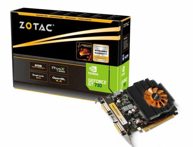 کارت گرافیک زوتاک ZOTAC GT 730 2GB 128 bit