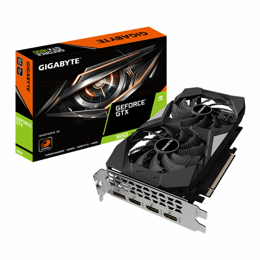 کارت گرافیک گیگابایت GTX 1650 WINDFORCE 4G