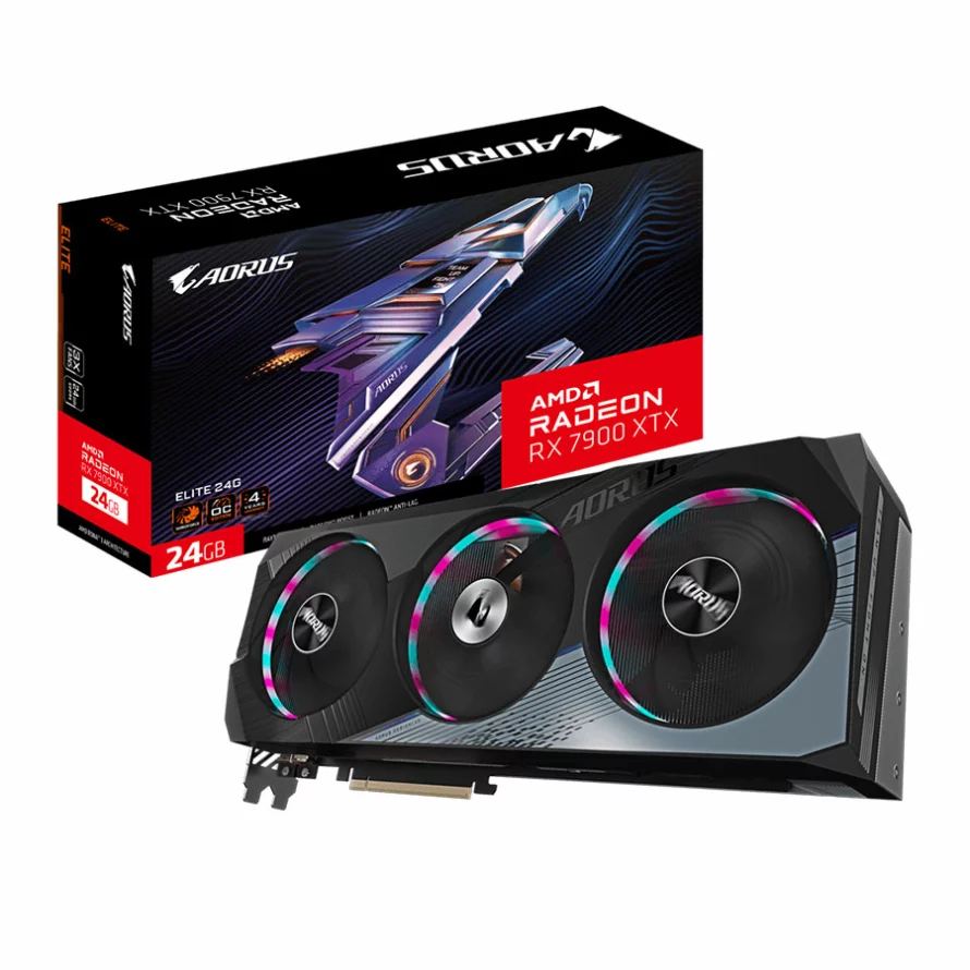 کارت گرافیک گیگابایت AORUS Radeon RX 7900 XTX ELITE 24G