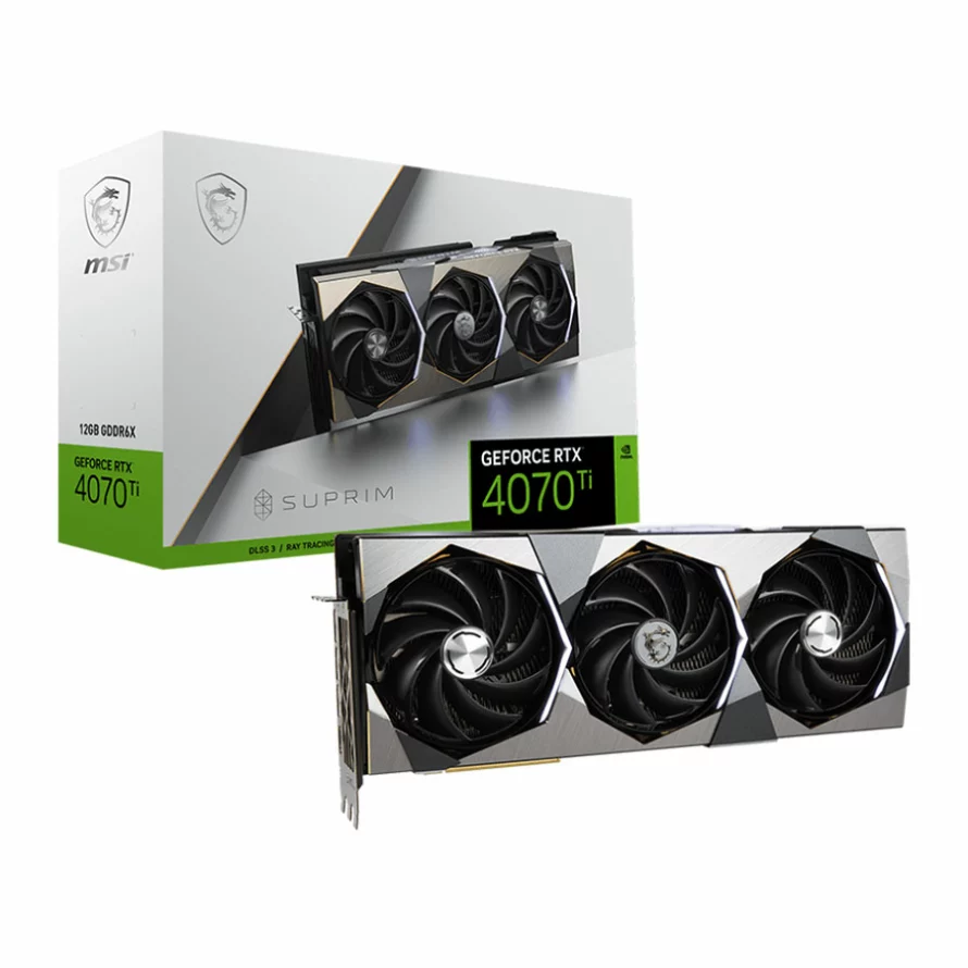 کارت گرافیک ام اس آی GeForce RTX 4070 Ti VENTUS 3X 12G