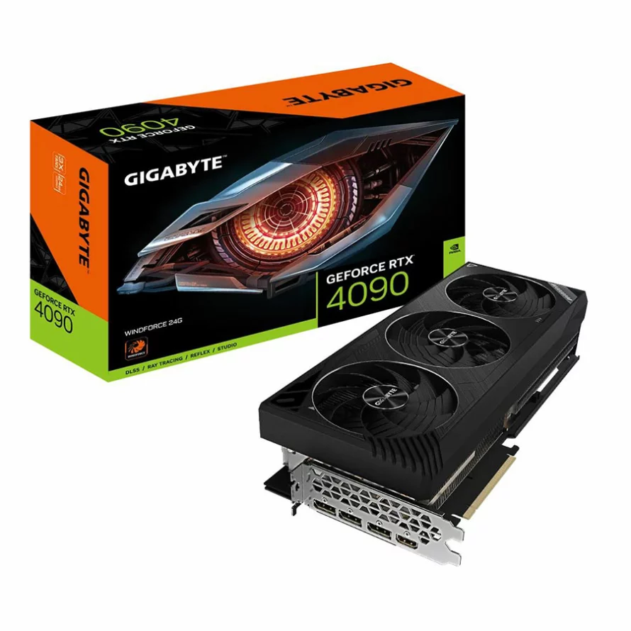 کارت گرافیک گیگابایت GeForce RTX 4090 WINDFORCE 24G