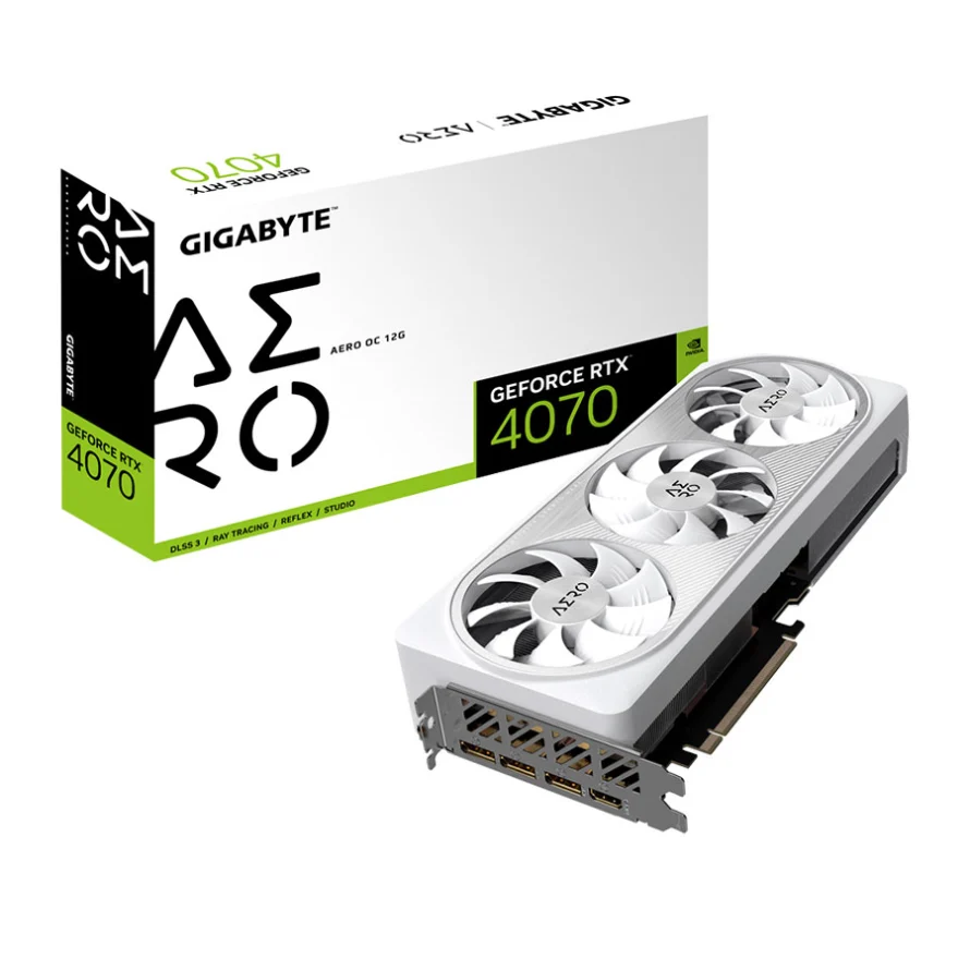 کارت گرافیک گیگابایت GeForce RTX 4070 AERO OC 12G