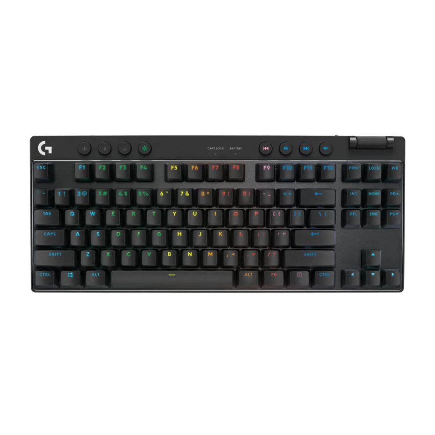 کیبورد بی سیم گیمینگ لاجیتک مدل PRO X TKL سوییچ Clicky
