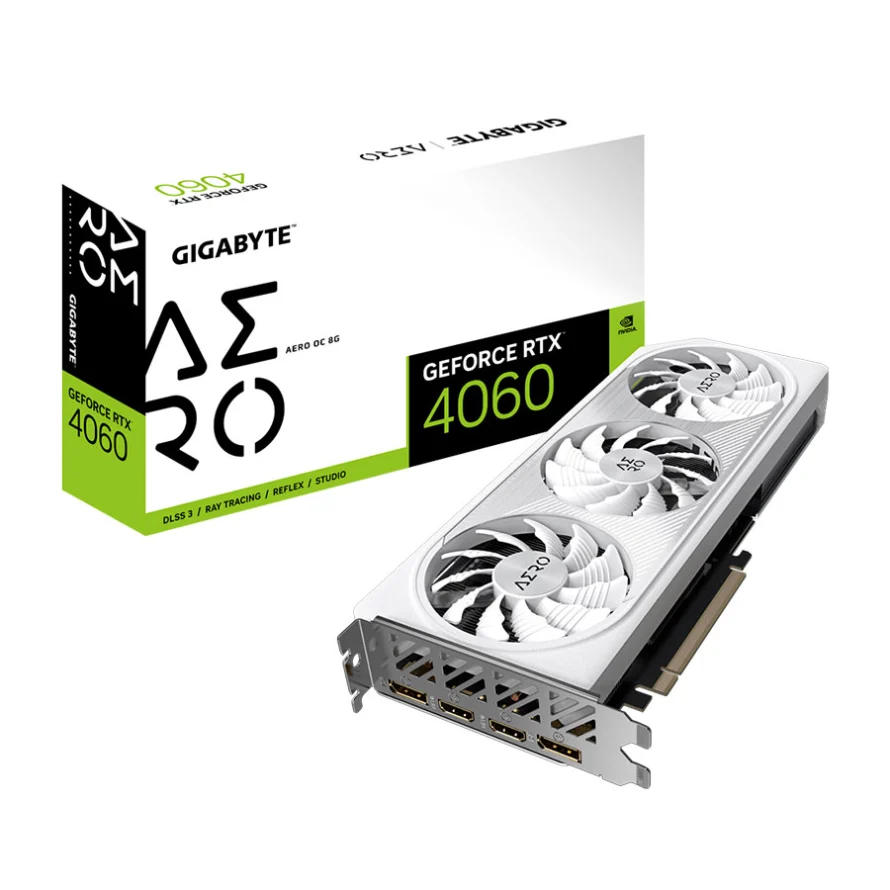 کارت گرافیک گیگابایت GeForce RTX 4060 AERO OC 8G