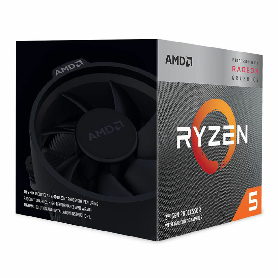 پردازنده ای ام دی Ryzen 5 3400G box
