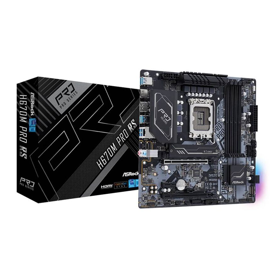 مادربرد ازراک H670M Pro RS