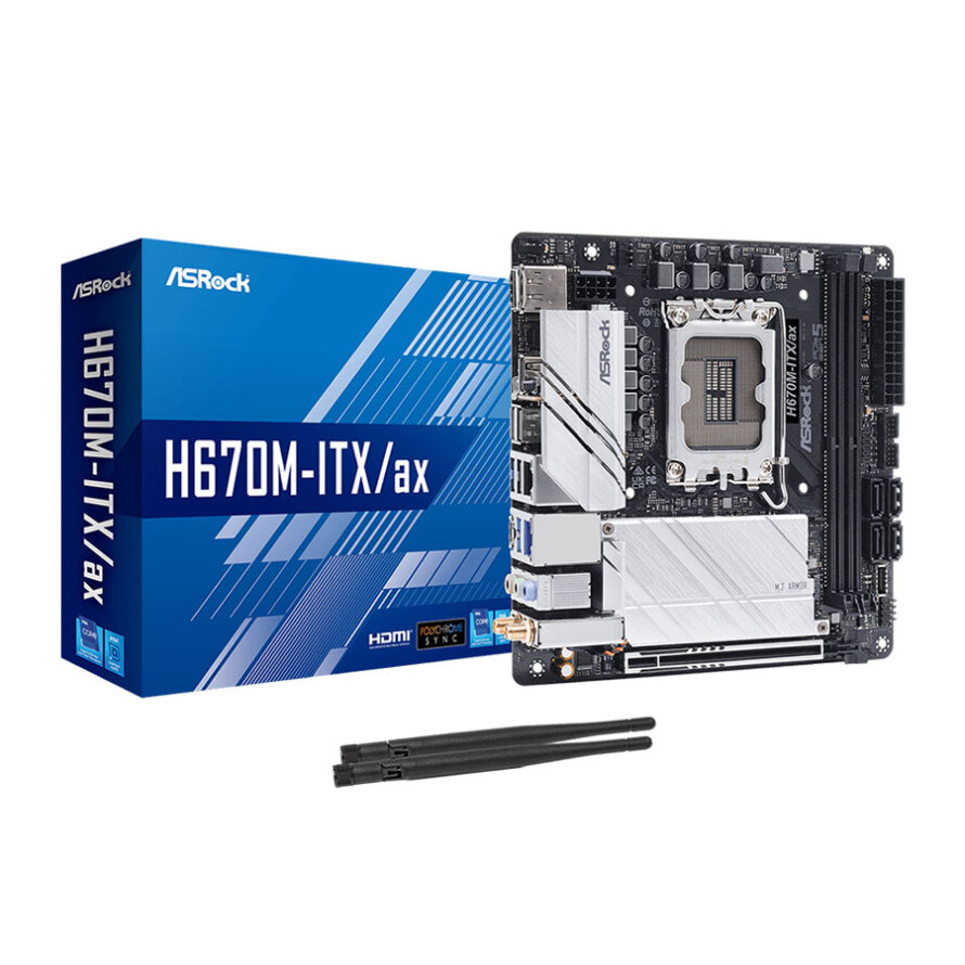 مادربرد ازراک H670M-ITX/ax