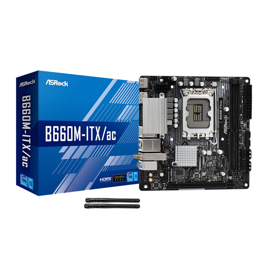 مادربرد ازراک B660M-ITX ac DDR4