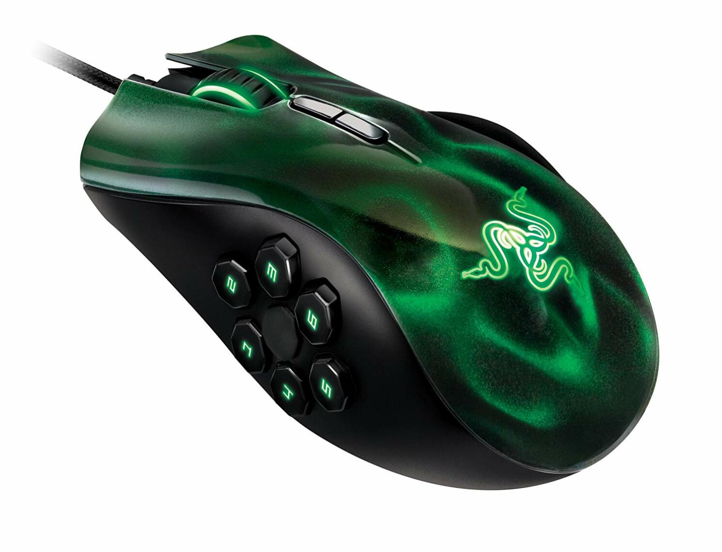 موس گیمینگ ریزر Naga Hex Wraith Red MMO