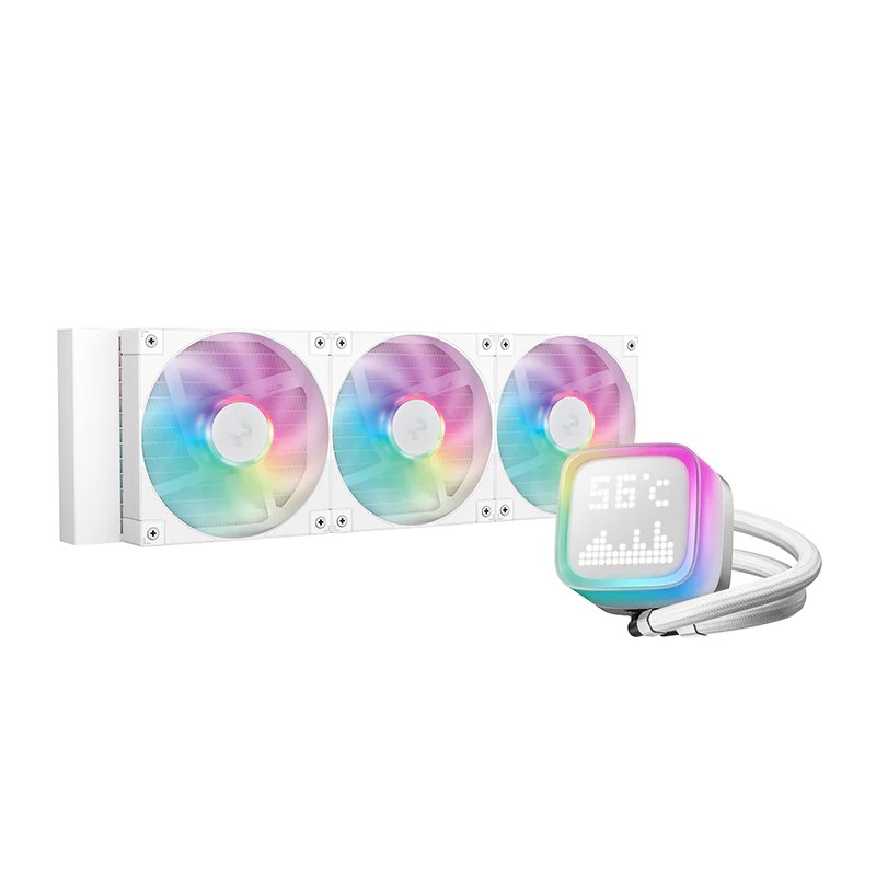 فن پردازنده مایع دیپ کول مدل LP360 Digital ARGB White