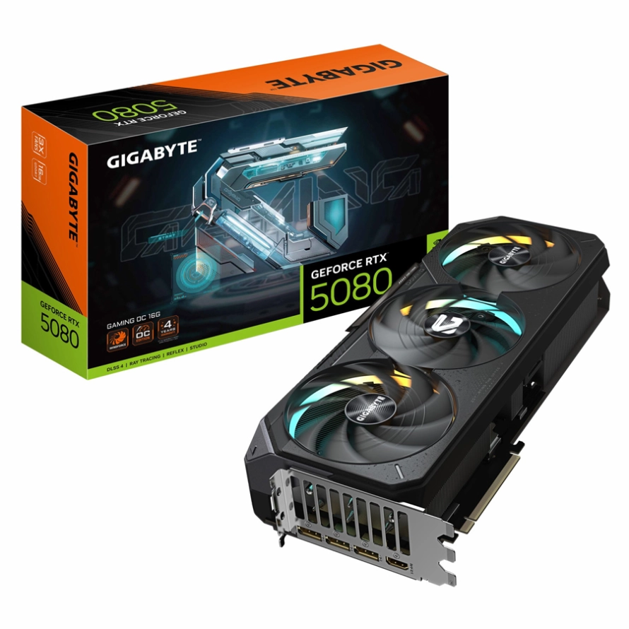 کارت گرافیک گیمینگ گیگابایت مدل GeForce RTX 5080 GAMING OC 16G