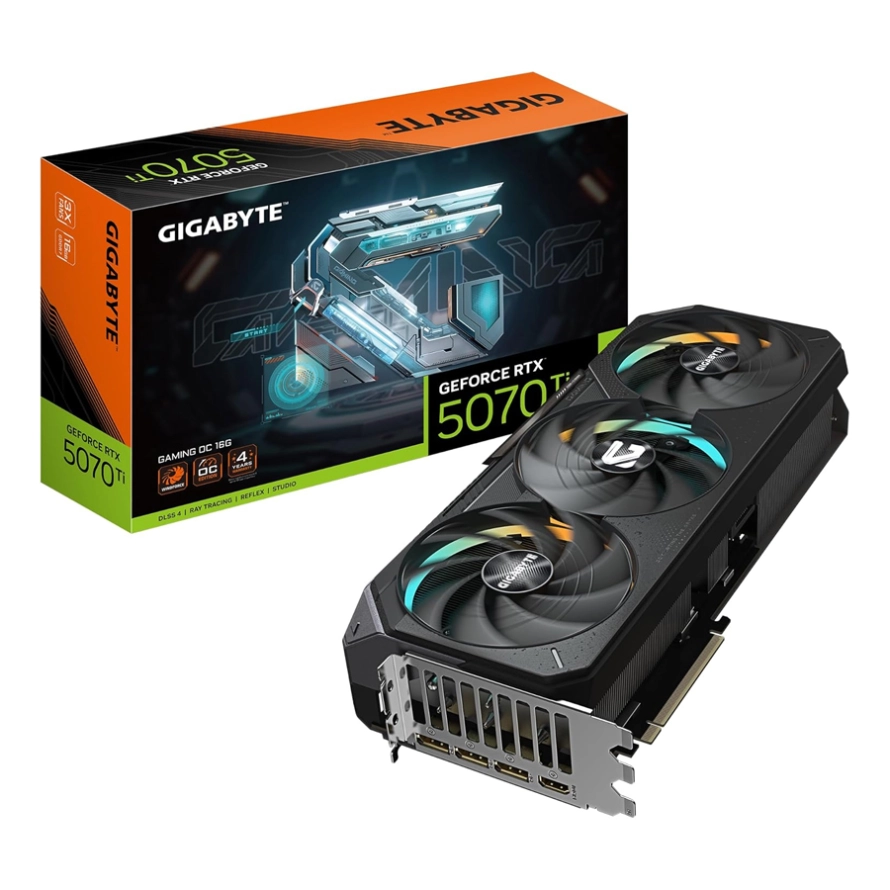 کارت گرافیک گیمینگ گیگابایت مدل GeForce RTX 5070 Ti OC 16G GAMING