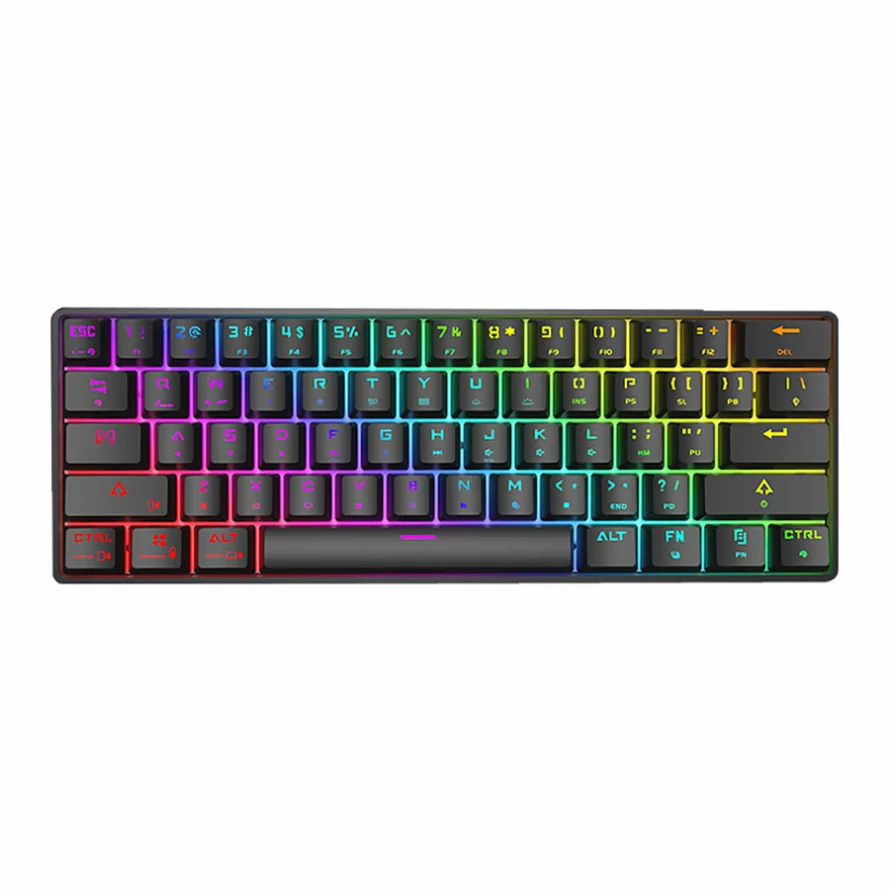 کیبورد گیمینگ مکانیکال DK61 Blue Switch