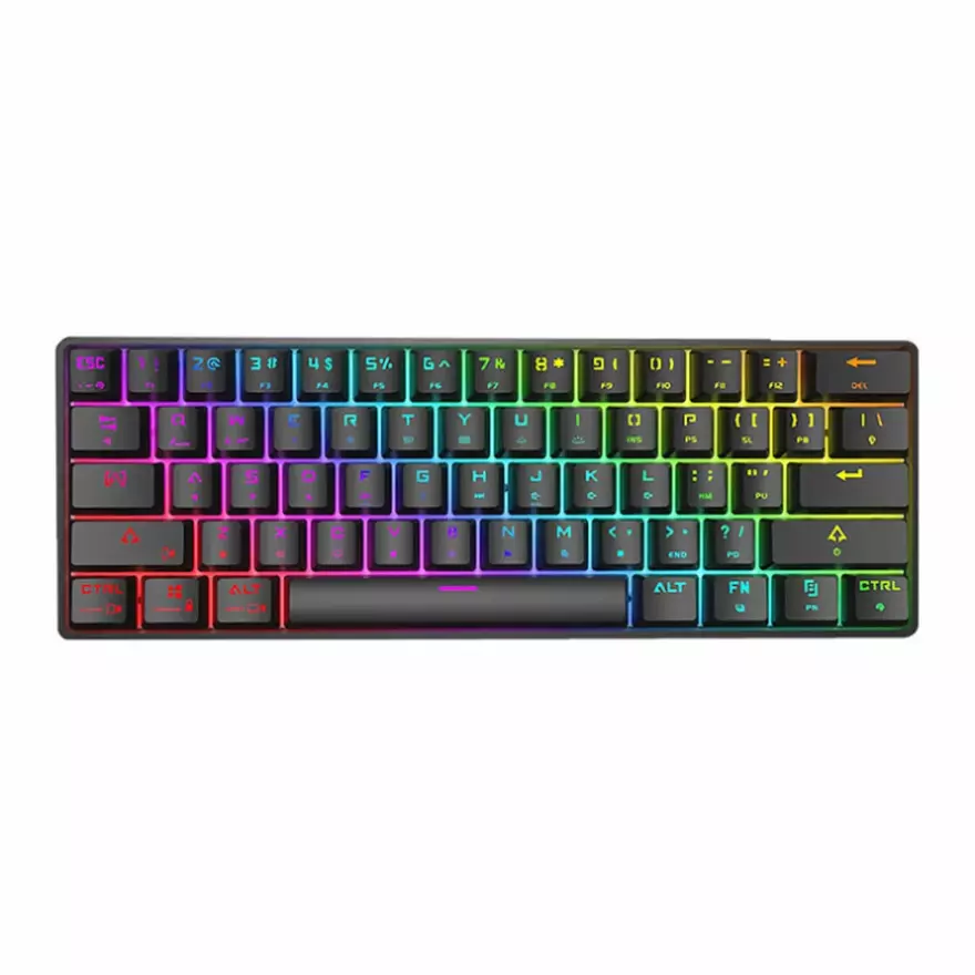 کیبورد گیمینگ مکانیکال DK61 Red Switch
