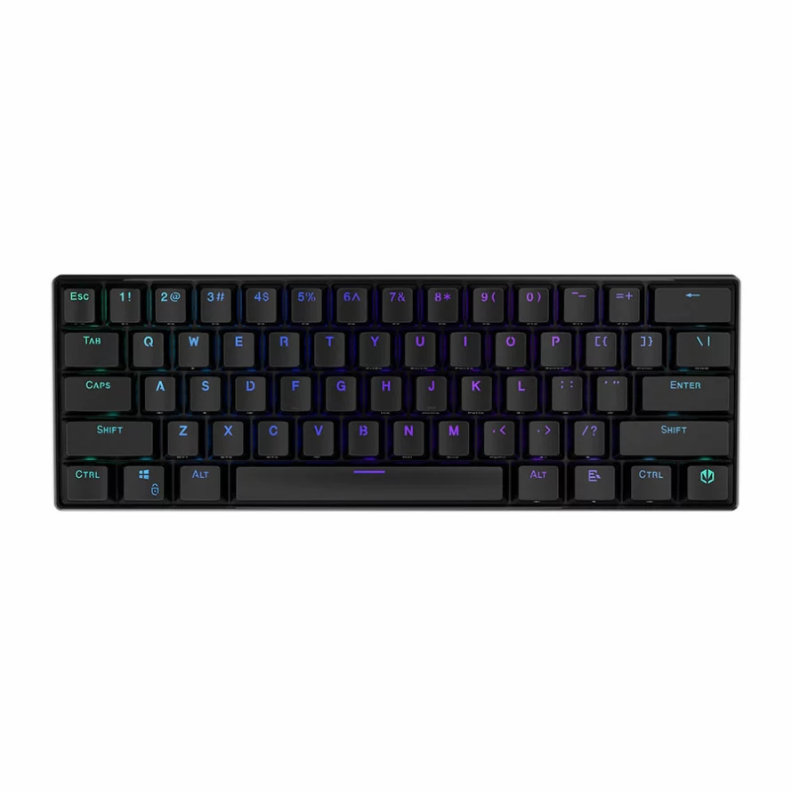 کیبورد بی سیم مکانیکال ایندورفی Thock Compact Brown Switch