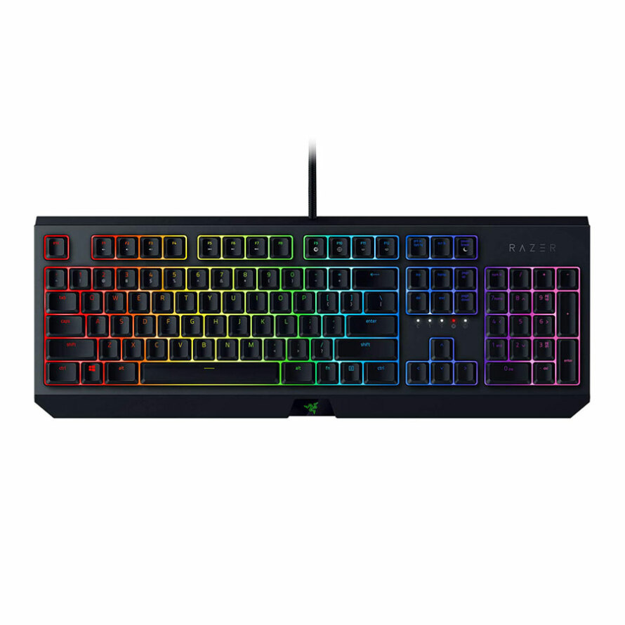 کیبورد مکانیکال گیمینگ ریزر Blackwidow 2019 Edition Green Switch