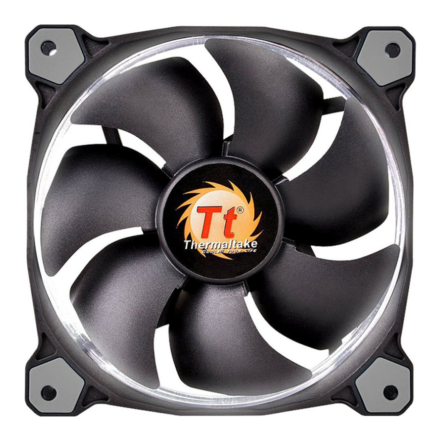 فن کیس ال ای دی سفید ترمالتیک Riing 14 High Static Pressure