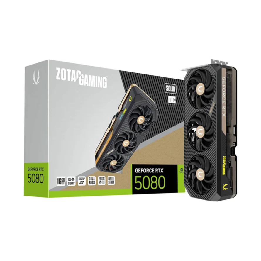 کارت گرافیک گیمینگ زوتک مدل GeForce RTX 5080 SOLID OC