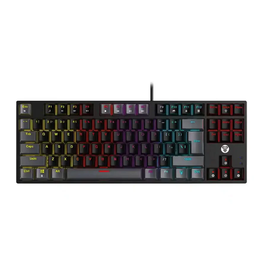 کیبورد باسیم گیمینگ فنتک مدل ATOM 87 MK876 V2 Red Switch