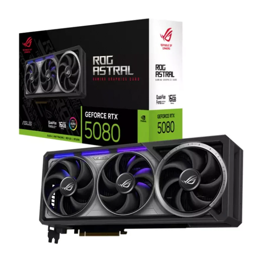 کارت گرافیک ایسوس مدل ROG Astral GeForce RTX 5080 16GB GDDR7