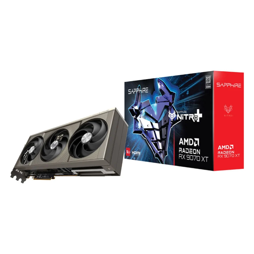 کارت گرافیک سافایر مدل NITRO+ AMD Radeon RX 9070 XT 16GB