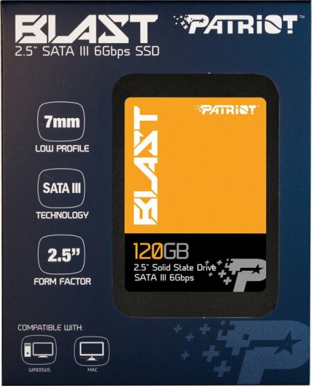 اس اس دی پاتریوت Blast 120GB SATA 3