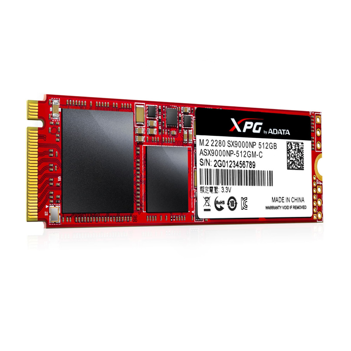 اس اس دی ای دیتا XPG SX9000 M.2 SATA3 SSD - 512GB