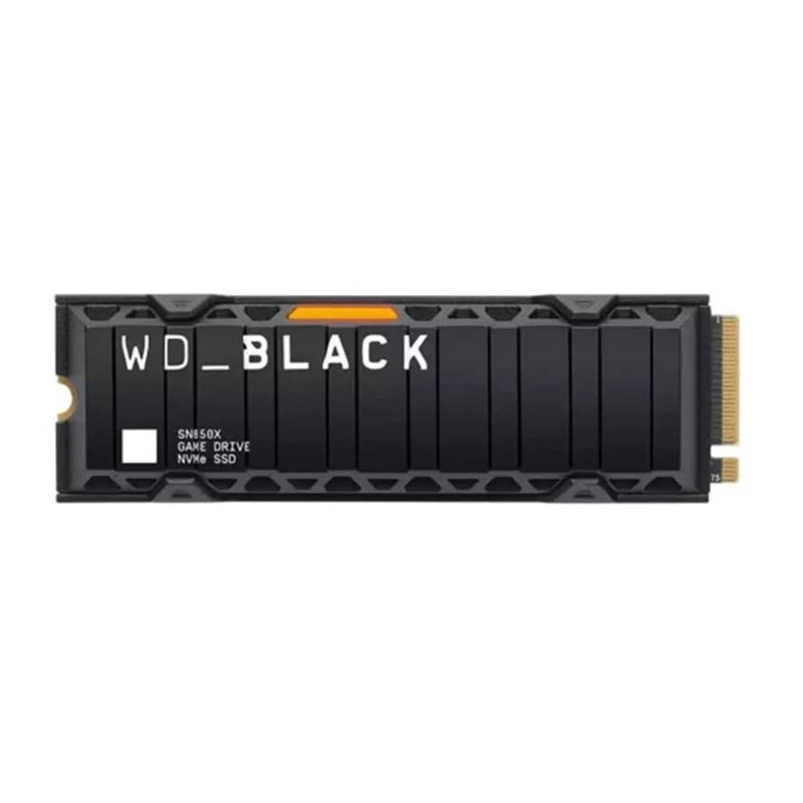 حافظه اس اس دی اینترنال وسترن دیجیتال مدل SN850X Heatsink M.2 2280 NVMe ظرفیت 2 ترابایت