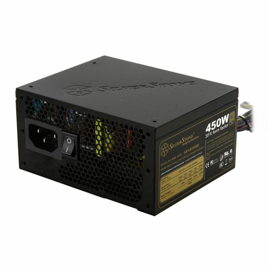 پاور 450 وات سیلورستون ST45SF 80 PLUS Bronze