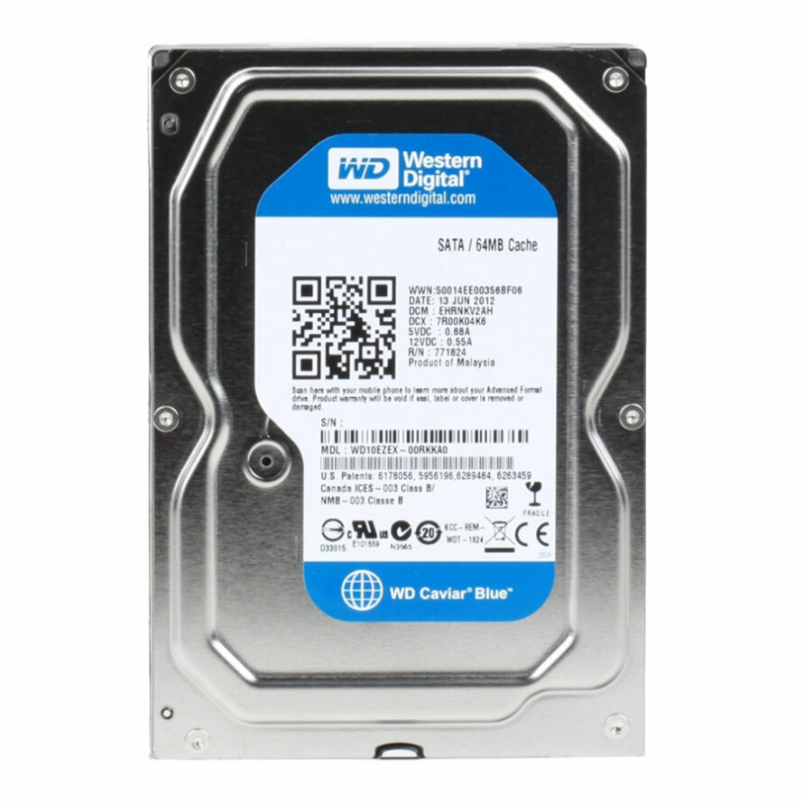 هارد اینترنال وسترن دیجیتال BLUE 2TB 64MB Buffer
